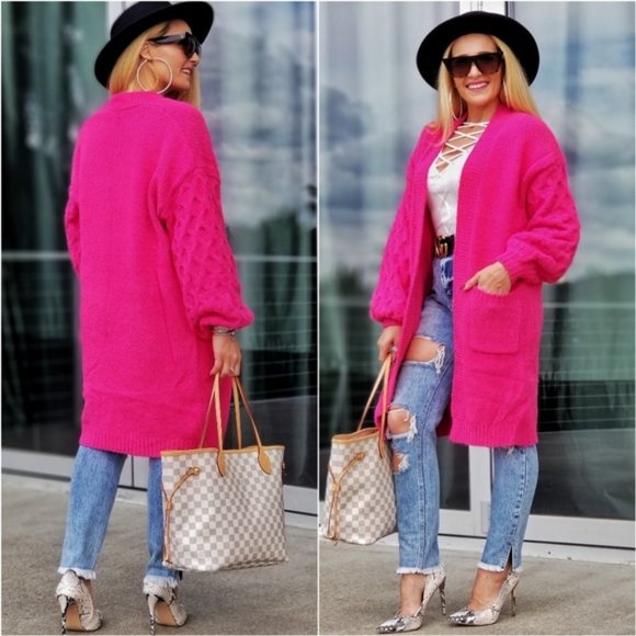 BREE Soft Cardigan Colorful Pink K… - Picture 1 of 5